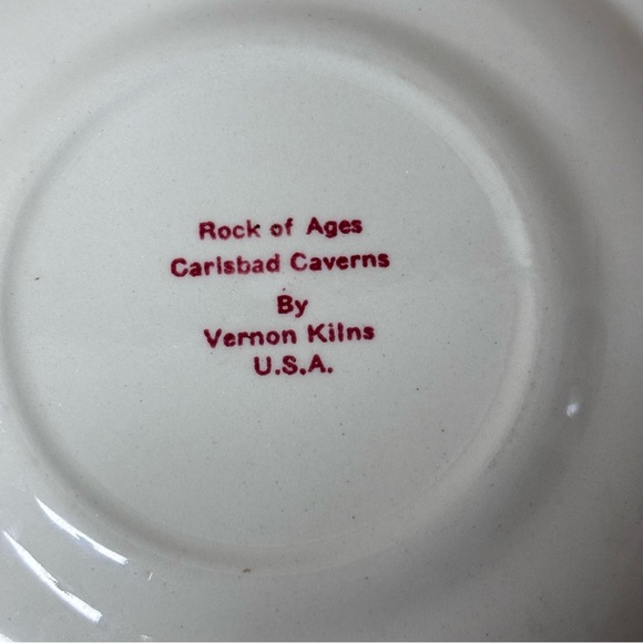 Rock of Ages Carisbad Caverns By Vernon Kilns U.S.A.-Cup & Saucer - Picture 7 of 7